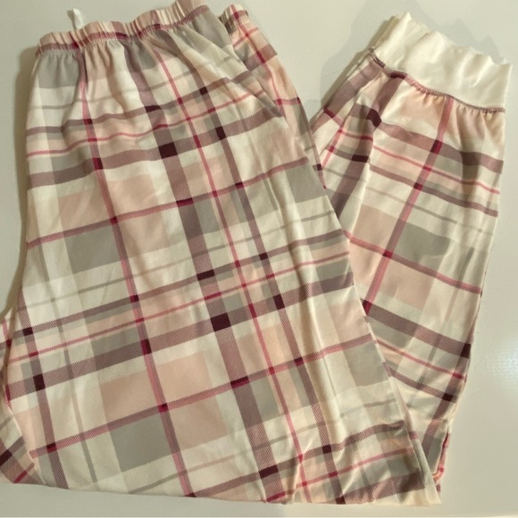 Secret Treasure Size XL Women’s Sleep‎ wear Pajama Pants Pull On Pink Plaid - Picture 1 of 7